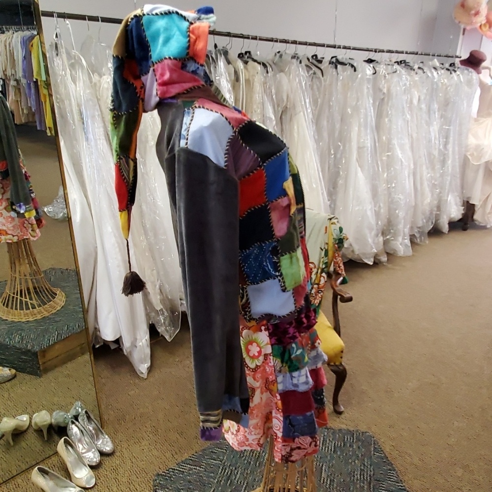Patchwork Dress and Jacket - Picture 2 of 2